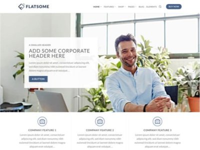 Corporate 企业官网 网站首页预览