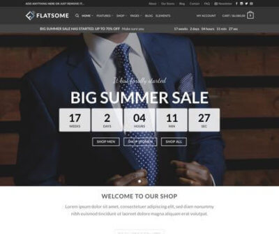 Sale Countdown 限时促销 网站首页预览